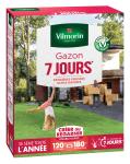 7 jours, pousse rapide - Gazon 7 jours - 3 kg + Semoir à main Gazon/Engrais - PACKAGING_RECTO
